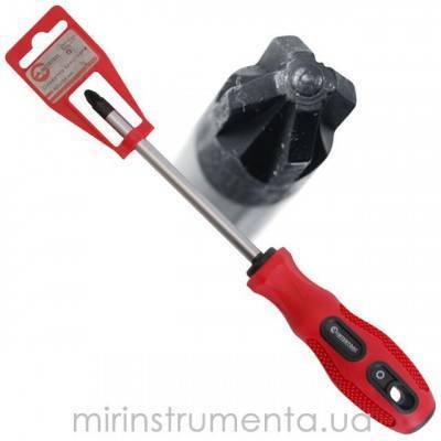 Будкрам купити Отвертка крестовая PZ2x125 мм INTERTOOL VT-3160