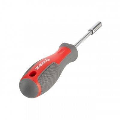 Будкрам купить Отвертка с магнитным держателем для насадок 1/4" 100 мм, Cr-V INTERTOOL VT-3300 Отвертка с магнитным держателем для насадок 1/4" 100 мм, Cr-V INTERTOOL VT-3300 2