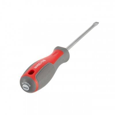 Будкрам купити Отвертка шлицевая SL6.0*150 мм, CR-V INTERTOOL VT-3311 Отвертка шлицевая SL6.0*150 мм, CR-V INTERTOOL VT-3311 2