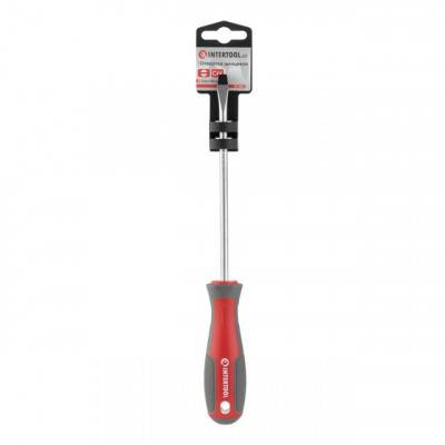 Будкрам купити Отвертка шлицевая SL6.0*150 мм, CR-V INTERTOOL VT-3311 Отвертка шлицевая SL6.0*150 мм, CR-V INTERTOOL VT-3311 5