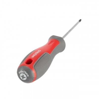 Будкрам купити Отвертка крестовая PH0*75 мм, CR-V INTERTOOL VT-3313 Отвертка крестовая PH0*75 мм, CR-V INTERTOOL VT-3313 2