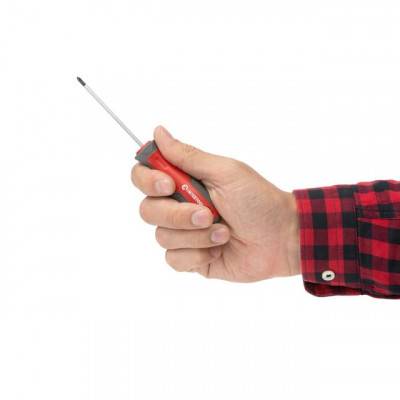 Будкрам купити Отвертка крестовая PH0*75 мм, CR-V INTERTOOL VT-3313 Отвертка крестовая PH0*75 мм, CR-V INTERTOOL VT-3313 4