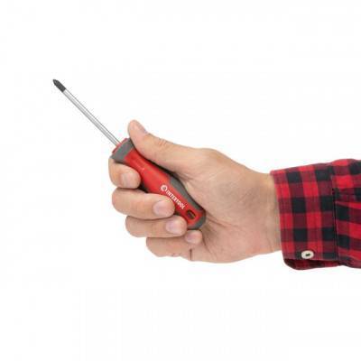 Будкрам купити Отвертка крестовая PH1*75 мм, CR-V INTERTOOL VT-3315 Отвертка крестовая PH1*75 мм, CR-V INTERTOOL VT-3315 4