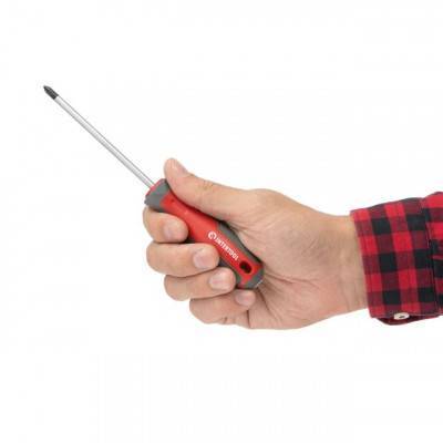 Будкрам купити Отвертка крестовая PH1*100 мм, CR-V INTERTOOL VT-3316 Отвертка крестовая PH1*100 мм, CR-V INTERTOOL VT-3316 4