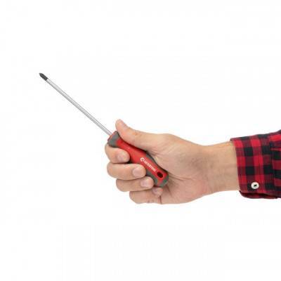 Будкрам купити Отвертка крестовая PH1*125 мм, CR-V INTERTOOL VT-3317 Отвертка крестовая PH1*125 мм, CR-V INTERTOOL VT-3317 4