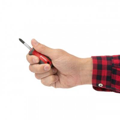 Будкрам купити Отвертка крестовая PH2*38 мм, CR-V INTERTOOL VT-3319 Отвертка крестовая PH2*38 мм, CR-V INTERTOOL VT-3319 4