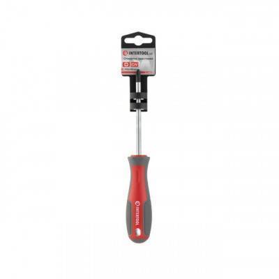 Будкрам купити Отвертка крестовая PH2*100 мм, CR-V INTERTOOL VT-3320 Отвертка крестовая PH2*100 мм, CR-V INTERTOOL VT-3320 5