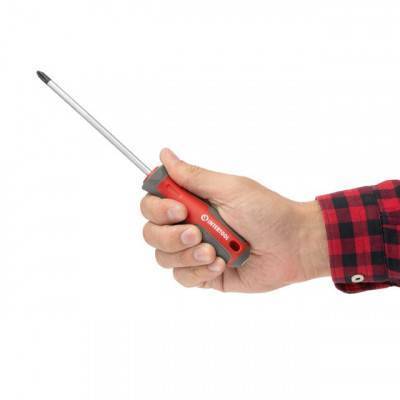 Будкрам купити Отвертка крестовая PH2*125 мм, CR-V INTERTOOL VT-3321 Отвертка крестовая PH2*125 мм, CR-V INTERTOOL VT-3321 4