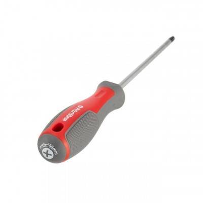 Будкрам купити Отвертка крестовая PH2*150 мм, CR-V INTERTOOL VT-3322 Отвертка крестовая PH2*150 мм, CR-V INTERTOOL VT-3322 2