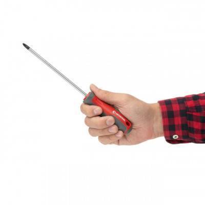 Будкрам купити Отвертка крестовая PH2*150 мм, CR-V INTERTOOL VT-3322 Отвертка крестовая PH2*150 мм, CR-V INTERTOOL VT-3322 4