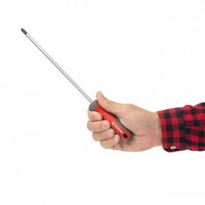 Будкрам купити Отвертка крестовая PH2*200 мм, CR-V INTERTOOL VT-3323 Отвертка крестовая PH2*200 мм, CR-V INTERTOOL VT-3323 4