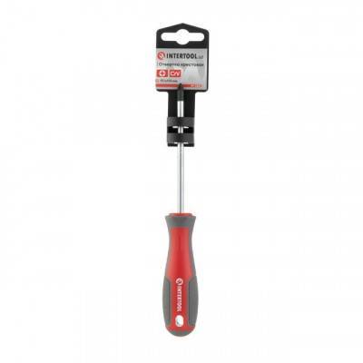 Будкрам купити Отвертка крестовая PZ1*100 мм, CR-V INTERTOOL VT-3332 Отвертка крестовая PZ1*100 мм, CR-V INTERTOOL VT-3332 5