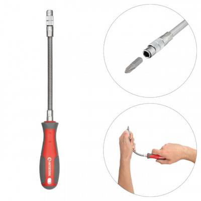 Будкрам купить Отвертка с гибким удлинителем и комплектом насадок 9ед INTERTOOL VT-3342 Отвертка с гибким удлинителем и комплектом насадок 9ед INTERTOOL VT-3342 2