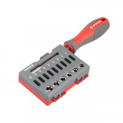 Будкрам купить Отвертка с комплектом насадок 16 ед INTERTOOL VT-3345