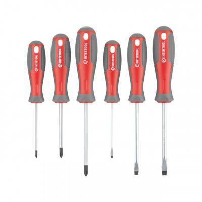 Будкрам купить Набор отверток 6 ед (SL3.0*75мм, SL5.0*100мм, SL6.0*100мм, PH0*75мм, PH1*75мм, PH2*100мм) INTERTOOL VT-3346 Набор отверток 6 ед (SL3.0*75мм, SL5.0*100мм, SL6.0*100мм, PH0*75мм, PH1*75мм, PH2*100мм) INTERTOOL VT-3346 2