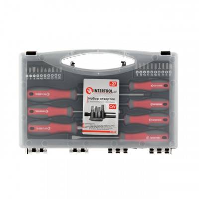 Будкрам купити Набор отверток с комплектом насадок 27 ед INTERTOOL VT-3351 Набор отверток с комплектом насадок 27 ед INTERTOOL VT-3351 3