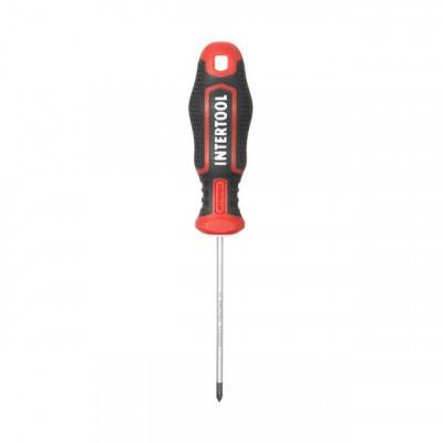 Будкрам купити Отвертка крестовая PH0*75 мм, S2, STORM INTERTOOL VT-3413 Отвертка крестовая PH0*75 мм, S2, STORM INTERTOOL VT-3413 3