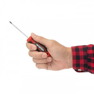 Будкрам купити Отвертка крестовая PH0*75 мм, S2, STORM INTERTOOL VT-3413 Отвертка крестовая PH0*75 мм, S2, STORM INTERTOOL VT-3413 4