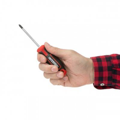 Будкрам купити Отвертка крестовая PH1*75 мм, S2, STORM INTERTOOL VT-3415 Отвертка крестовая PH1*75 мм, S2, STORM INTERTOOL VT-3415 4