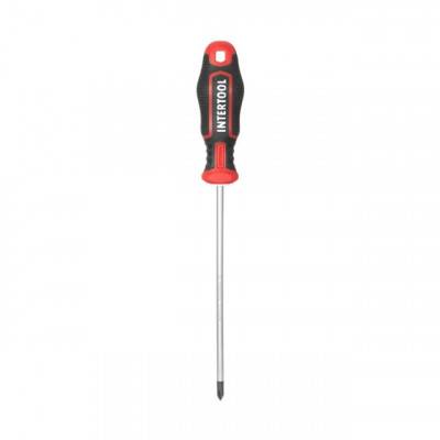 Будкрам купити Отвертка крестовая PH1*150 мм, S2, STORM INTERTOOL VT-3418 Отвертка крестовая PH1*150 мм, S2, STORM INTERTOOL VT-3418 3