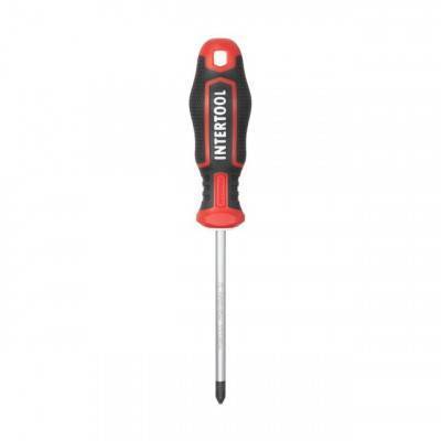 Будкрам купити Отвертка крестовая PH2*100 мм, S2, STORM INTERTOOL VT-3420 Отвертка крестовая PH2*100 мм, S2, STORM INTERTOOL VT-3420 3