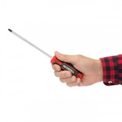 Будкрам купити Отвертка крестовая PH2*150 мм, S2, STORM INTERTOOL VT-3422 Отвертка крестовая PH2*150 мм, S2, STORM INTERTOOL VT-3422 4