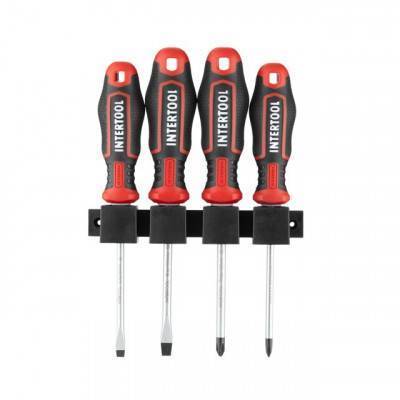 Будкрам купить Набор отверток 4 ед ( SL5.0*100мм, SL6.0*100мм, PH1*100мм, PH2*100мм), STORM INTERTOOL VT-3434 Набор отверток 4 ед ( SL5.0*100мм, SL6.0*100мм, PH1*100мм, PH2*100мм), STORM INTERTOOL VT-3434 2