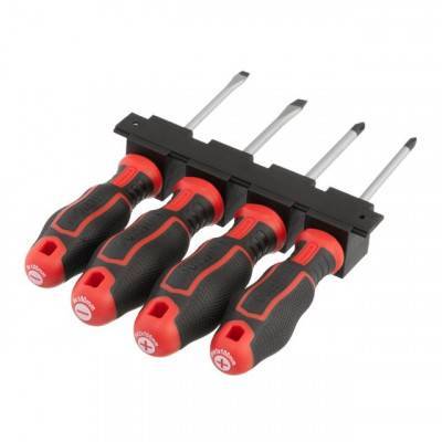 Будкрам купить Набор отверток 4 ед ( SL5.0*100мм, SL6.0*100мм, PH1*100мм, PH2*100мм), STORM INTERTOOL VT-3434 Набор отверток 4 ед ( SL5.0*100мм, SL6.0*100мм, PH1*100мм, PH2*100мм), STORM INTERTOOL VT-3434 3