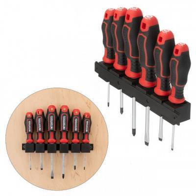 Будкрам купить Набор отверток 6 ед ( SL3.0*75мм, SL5.0*75мм, SL6.0*100мм, PH0*75мм, PH1*75мм, PH2*100мм), STORM INTERTOOL VT-3436 Набор отверток 6 ед ( SL3.0*75мм, SL5.0*75мм, SL6.0*100мм, PH0*75мм, PH1*75мм, PH2*100мм), STORM INTERTOOL VT-3436 4