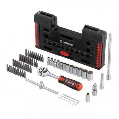 Будкрам купить Набор отверточных насадок и головок с трещеткой 57 ед, STORM INTERTOOL VT-3657 Набор отверточных насадок и головок с трещеткой 57 ед, STORM INTERTOOL VT-3657 4