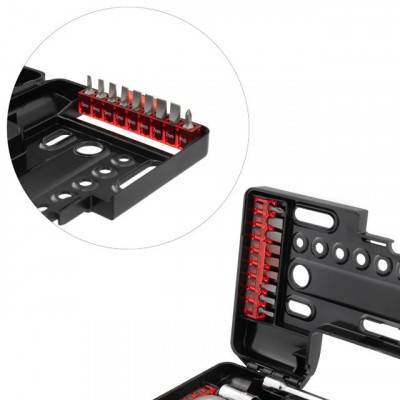 Будкрам купить Набор отверточных насадок и головок с трещеткой 57 ед, STORM INTERTOOL VT-3657 Набор отверточных насадок и головок с трещеткой 57 ед, STORM INTERTOOL VT-3657 5