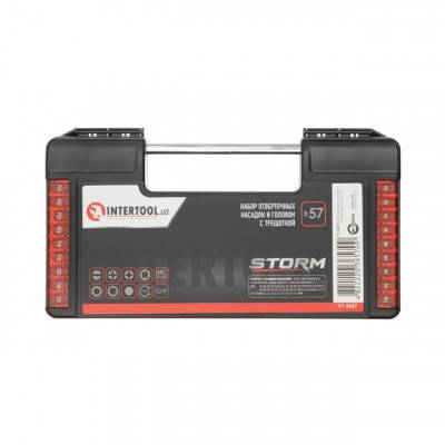 Будкрам купить Набор отверточных насадок и головок с трещеткой 57 ед, STORM INTERTOOL VT-3657 Набор отверточных насадок и головок с трещеткой 57 ед, STORM INTERTOOL VT-3657 6