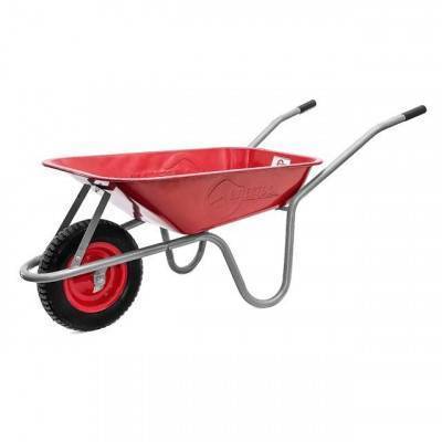 Будкрам купить Тачка садово-строительная, 65 л., 130 кг, 1 пневмоколесо с подшипником 14" (3.50-8). INTERTOOL WB-0613 Тачка садово-строительная, 65 л., 130 кг, 1 пневмоколесо с подшипником 14" (3.50-8). INTERTOOL WB-0613 3