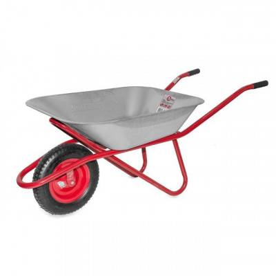 Будкрам купить Тачка садово-строительная, 65 л., 150 кг, 1 пневмоколесо с подшипником 14" (3.50-8). INTERTOOL WB-0615 Тачка садово-строительная, 65 л., 150 кг, 1 пневмоколесо с подшипником 14" (3.50-8). INTERTOOL WB-0615 3