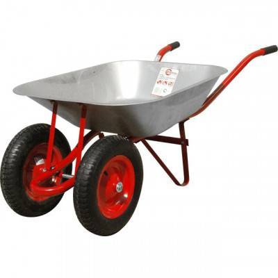 Будкрам купить Тачка садово-строительная, 65 л., 140 кг, 2 пневмоколеса с подшипником 14" (3.50-8). INTERTOOL WB-0623 Тачка садово-строительная, 65 л., 140 кг, 2 пневмоколеса с подшипником 14" (3.50-8). INTERTOOL WB-0623 2