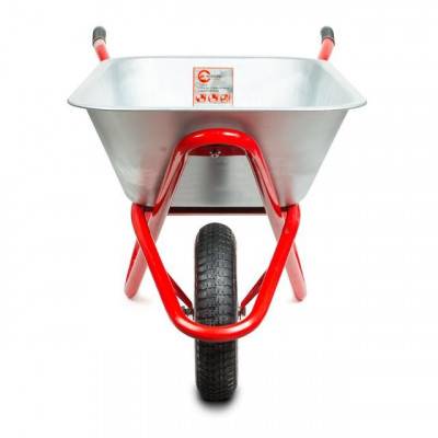 Будкрам купить Тачка садово-строительная, 85 л., 150 кг, 1 пневмоколесо с подшипником 15" (4.00-8) INTERTOOL WB-0815 Тачка садово-строительная, 85 л., 150 кг, 1 пневмоколесо с подшипником 15" (4.00-8) INTERTOOL WB-0815 2