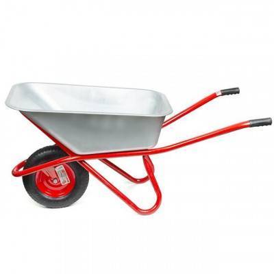 Будкрам купить Тачка садово-строительная, 85 л., 150 кг, 1 пневмоколесо с подшипником 15" (4.00-8) INTERTOOL WB-0815 Тачка садово-строительная, 85 л., 150 кг, 1 пневмоколесо с подшипником 15" (4.00-8) INTERTOOL WB-0815 12