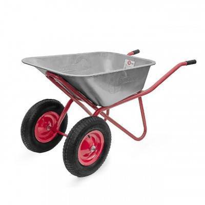 Будкрам купить Тачка садово-строительная, 85 л, 160 кг, 2 пневмоколеса с подшипником 15" (4.00-8). INTERTOOL WB-0825 Тачка садово-строительная, 85 л, 160 кг, 2 пневмоколеса с подшипником 15" (4.00-8). INTERTOOL WB-0825 2