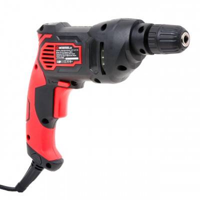 Будкрам купить Дрель электрическая 500 Вт, 0-2400 об/мин, 0.8-10 мм, быстрозажимной патрон, реверс INTERTOOL WT-0115 Дрель электрическая 500 Вт, 0-2400 об/мин, 0.8-10 мм, быстрозажимной патрон, реверс INTERTOOL WT-0115 4