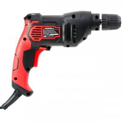 Будкрам купить Дрель электрическая 500 Вт, 0-2400 об/мин, 0.8-10 мм, быстрозажимной патрон, реверс INTERTOOL WT-0115 Дрель электрическая 500 Вт, 0-2400 об/мин, 0.8-10 мм, быстрозажимной патрон, реверс INTERTOOL WT-0115 5