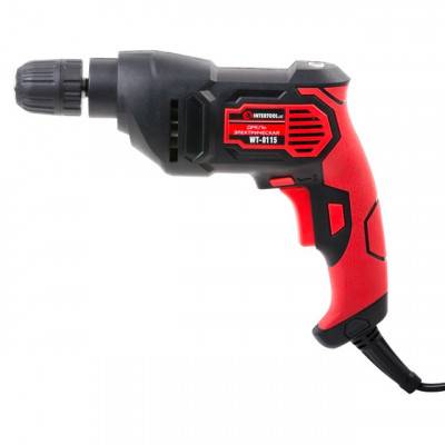 Будкрам купить Дрель электрическая 500 Вт, 0-2400 об/мин, 0.8-10 мм, быстрозажимной патрон, реверс INTERTOOL WT-0115 Дрель электрическая 500 Вт, 0-2400 об/мин, 0.8-10 мм, быстрозажимной патрон, реверс INTERTOOL WT-0115 8