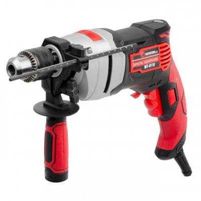 Будкрам купить Дрель ударная 800Вт, 0-2900об/мин,1.5-13мм, метал. корпус редуктора INTERTOOL WT-0118 Дрель ударная 800Вт, 0-2900об/мин,1.5-13мм, метал. корпус редуктора INTERTOOL WT-0118 5