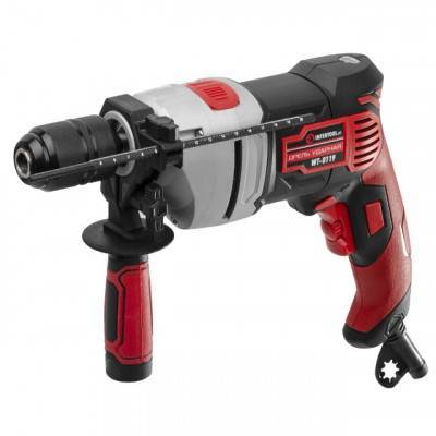 Будкрам купить Дрель ударная 900Вт, 0-2800об/мин,1.5-13мм, метал. корпус редуктора, быстрозажимной патрон INTERTOOL WT-0119 Дрель ударная 900Вт, 0-2800об/мин,1.5-13мм, метал. корпус редуктора, быстрозажимной патрон INTERTOOL WT-0119 7