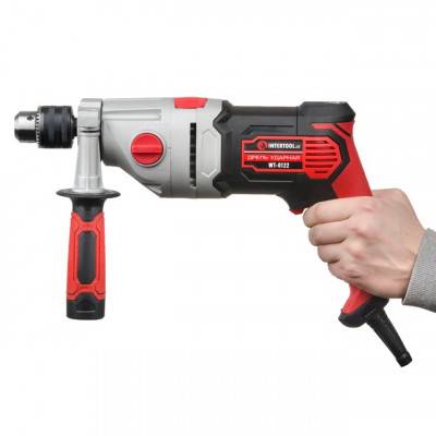 Будкрам купить Дрель ударная 1200Вт, 2 скорости: 0-1200/0--2800об/мин,1.5-13мм, метал. корпус редуктора INTERTOOL WT-0122 Дрель ударная 1200Вт, 2 скорости: 0-1200/0--2800об/мин,1.5-13мм, метал. корпус редуктора INTERTOOL WT-0122 8