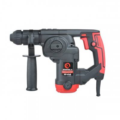 Будкрам купити Перфоратор 900 Вт, 3.5 Дж, 0-930 об/мин, 0-5100 уд/мин, 3 режима INTERTOOL WT-0160 Перфоратор 900 Вт, 3.5 Дж, 0-930 об/мин, 0-5100 уд/мин, 3 режима INTERTOOL WT-0160 7