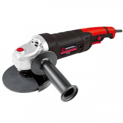 Будкрам купити Шлифмашина угловая 1200Вт, диаметр круга 125мм, 11000 об/мин INTERTOOL WT-0224