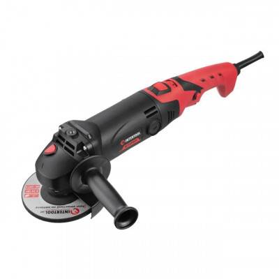 Будкрам купити Шлифмашина угловая 1200Вт, диаметр круга 125мм, 5000-12000 об/мин, поворотная рукоятка INTERTOOL WT-0225