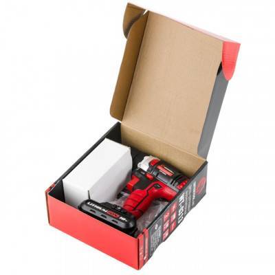 Будкрам купити Дрель-шуруповерт аккумуляторная Li-Ion 18В, 25Nm, 2 скорости: 0-400/0-1500 об/мин, 1 аккум 1.3Ач, быстрая зарядка 1 ч., картон. INTERTOOL WT-0313 Дрель-шуруповерт аккумуляторная Li-Ion 18В, 25Nm, 2 скорости: 0-400/0-1500 об/мин, 1 аккум 1.3Ач, быстрая зарядка 1 ч., картон. INTERTOOL WT-0313 7