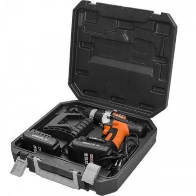 Будкрам купити Шуруповерт STORM, 18В, 2 скорости, 1200об/мин, 2 аккумулятора, 1 час зарядки INTERTOOL WT-0318 Шуруповерт STORM, 18В, 2 скорости, 1200об/мин, 2 аккумулятора, 1 час зарядки INTERTOOL WT-0318 2