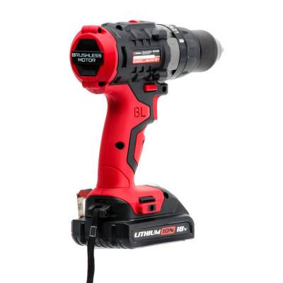 Будкрам купить Дрель-шуруповерт аккумуляторная c бесщеточным двигателем, Li-Ion 18В, 50Nm,1.5 Ач, 2 скорости, 0-400/0-1500об/мин, 2 аккумулятора, 1 час. зарядка INTERTOOL WT-0331 Дрель-шуруповерт аккумуляторная c бесщеточным двигателем, Li-Ion 18В, 50Nm,1.5 Ач, 2 скорости, 0-400/0-1500об/мин, 2 аккумулятора, 1 час. зарядка INTERTOOL WT-0331 7